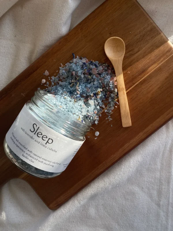 Sleep - Botanical Bath Salt with Wooden Spoon